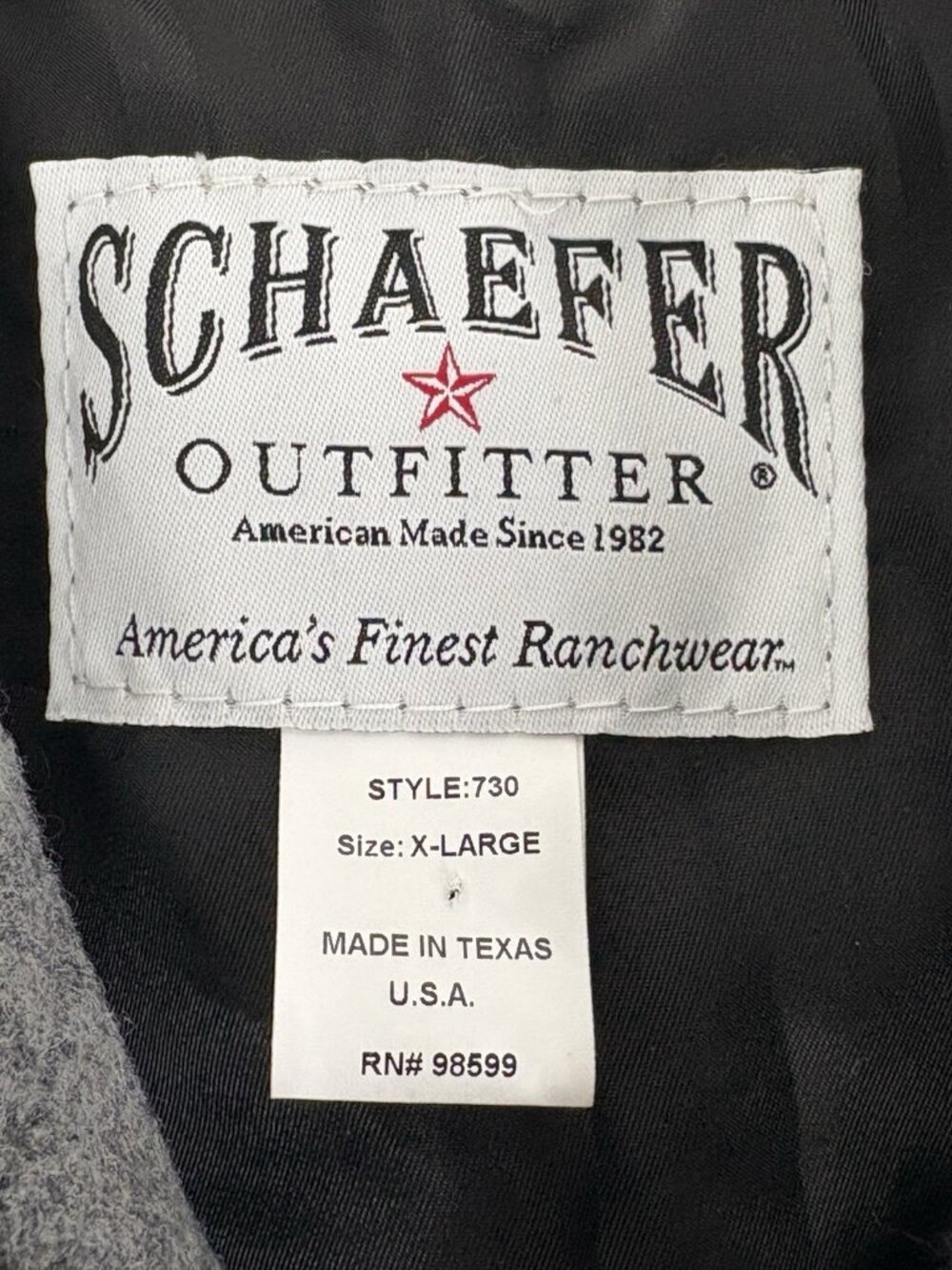 Schaffer Wool-Blend Gray Men's Vest - Picture 4 of 15
